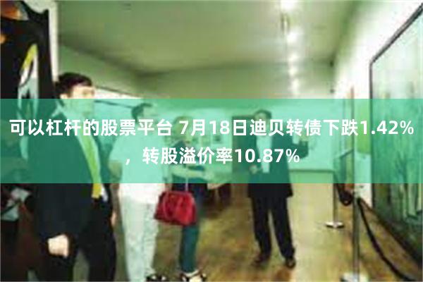 可以杠杆的股票平台 7月18日迪贝转债下跌1.42%，转股溢价率10.87%