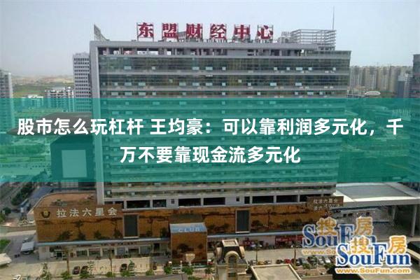 股市怎么玩杠杆 王均豪：可以靠利润多元化，千万不要靠现金流多元化