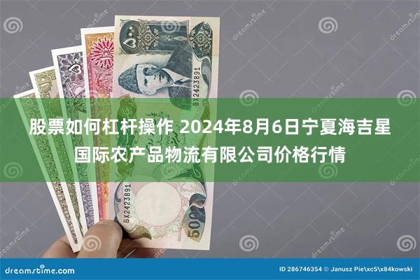 股票如何杠杆操作 2024年8月6日宁夏海吉星国际农产品物流有限公司价格行情