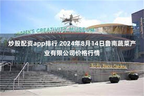 炒股配资app排行 2024年8月14日鲁南蔬菜产业有限公司价格行情