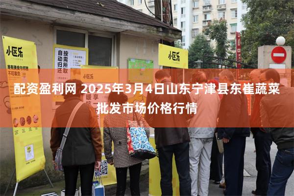 配资盈利网 2025年3月4日山东宁津县东崔蔬菜批发市场价格行情